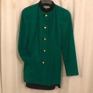 Avery Quinn suit size 4 green and blue